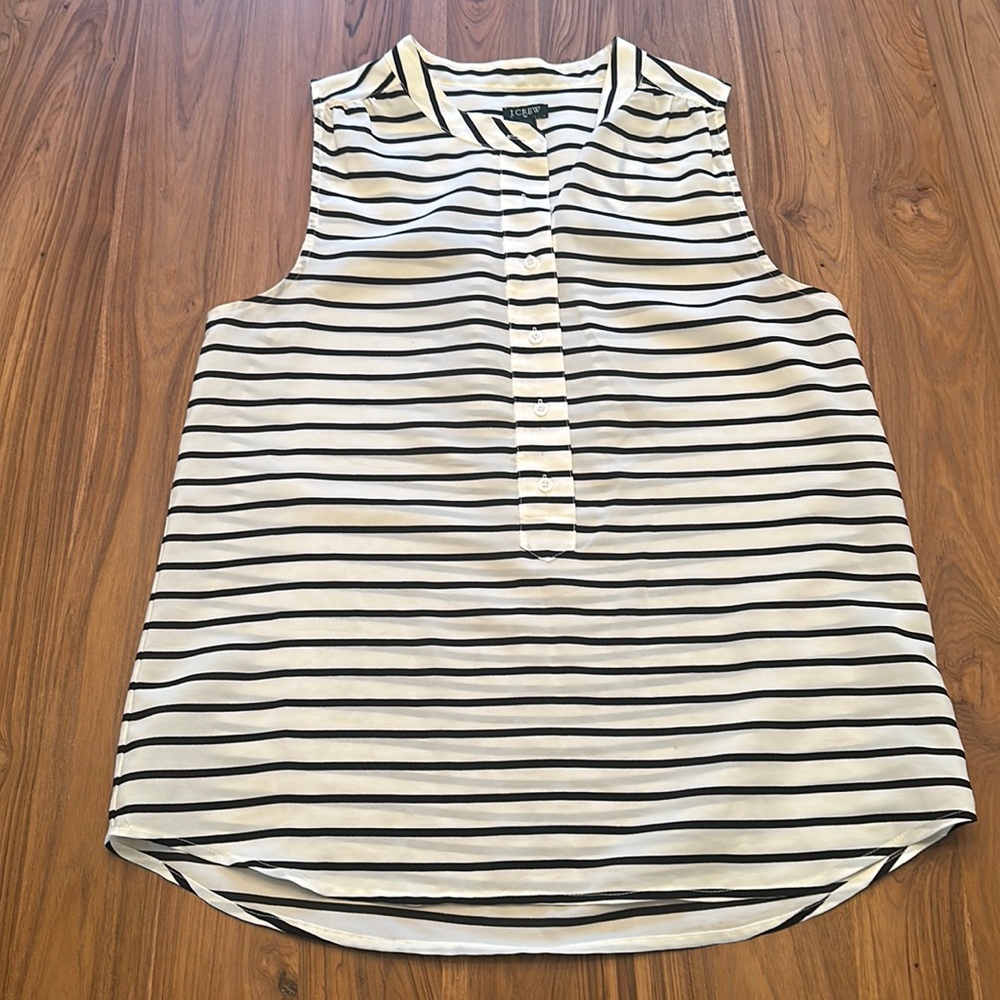 JCrew Striped Blouse